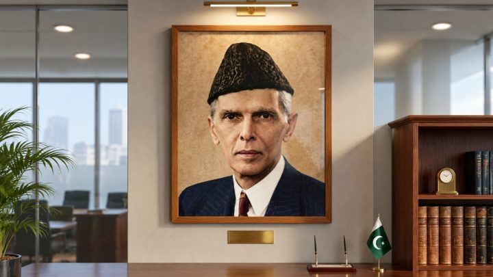 Dhaka University Students Tear Down Quaid-e-Azam’s Portrait