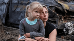 Six days of Russian strikes push Kyiv residents to consider leaving