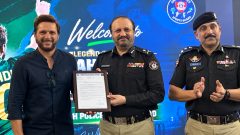 Shahid Afridi Appointed Sports Ambassador of Sindh Police