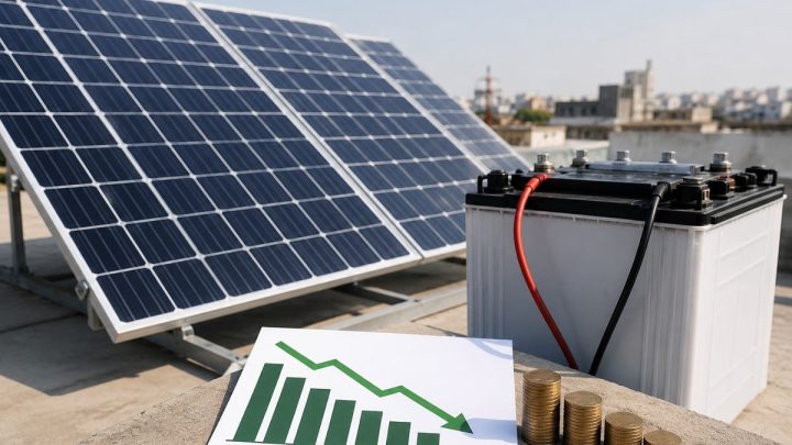 Solar Panel Lithium Battery Prices Decrease Massively