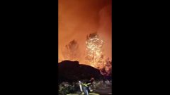 Wildfire rages on Croatia’s Dalmatian Coast island of Brac