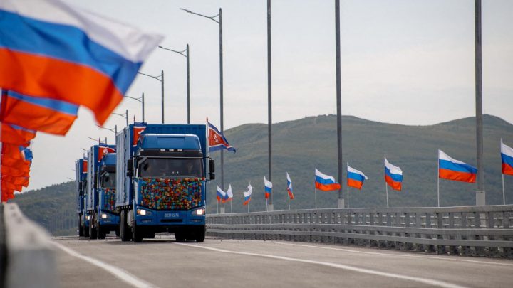 Russia and North Korea deepen relations with symbolic road bridge