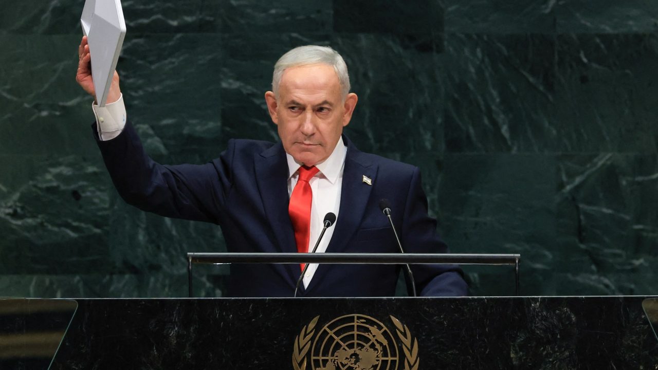Benjamin Netanyahu attacks Israel’s enemies and allies in UN speech