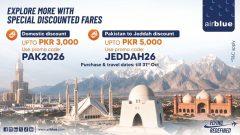Airblue Launches Special Promo Codes Ahead of Winter Travel Season