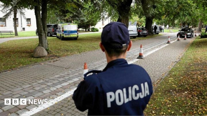 Priest killed and four injured in knife attack at Polish abbey