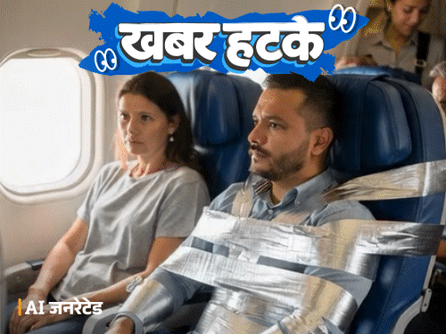 खबर हटके- इंसानी यूरिन से पिघल रहा हिमालय: फ्लाइट में पैसेंजर को टेप से बांधा; घोड़े के बालों से बने गद्दे की कीमत ₹7 करोड़1:29Play video