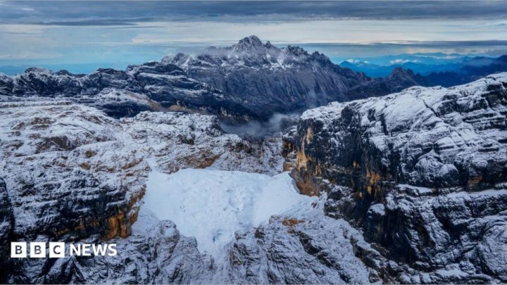 The treasured 'eternal snow' on this tropical island is about to disappear forever
