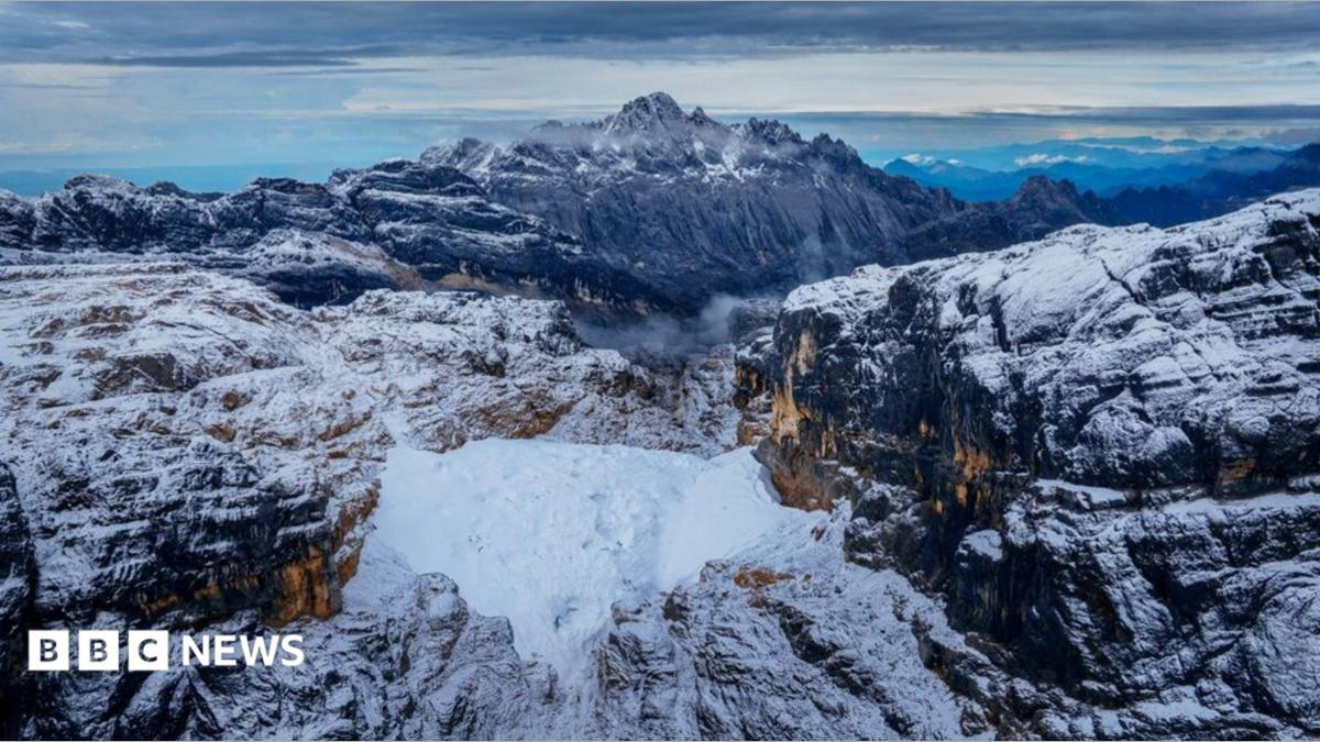 The treasured 'eternal snow' on this tropical island is about to disappear forever