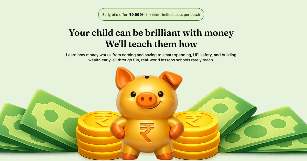 SpotlightLimited seats left: From their first ₹500 to their first budget — an expert led Financial Literacy Program for ages 9–15, by TOI