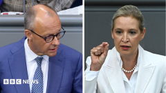 Germany's Merz attacks AfD in stormy debate after far-right election win
