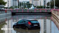 One dead after torrential rain and flash floods hit Barcelona region