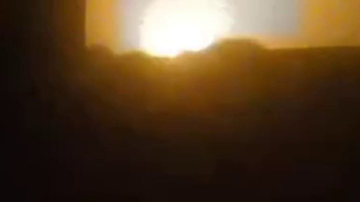 Moment US strikes on Iranian port city hit wedding party