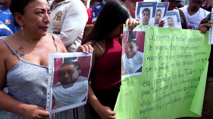 Families of missing Ecuadorian fishermen allege US involvement