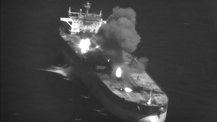 US says it hit three Iranian oil tankers after attacks on warships