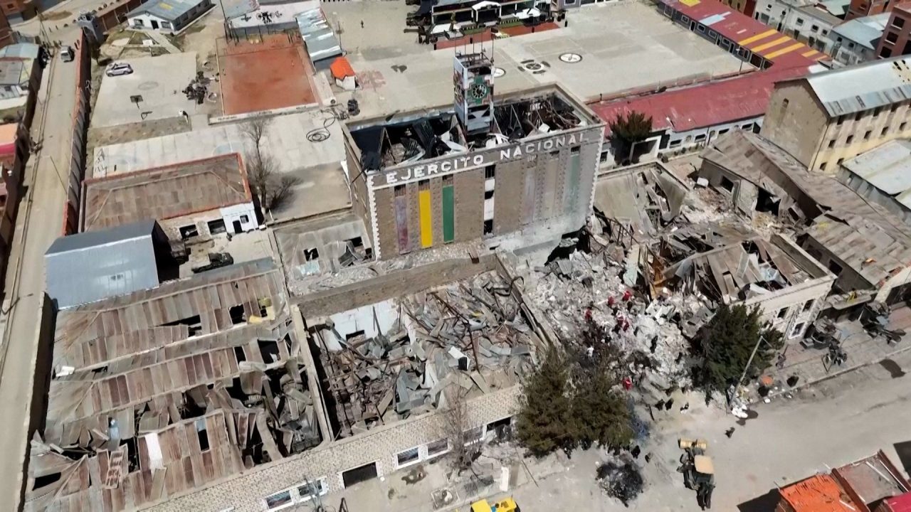 ‘House moved like jelly’ says resident near Bolivia barracks blast