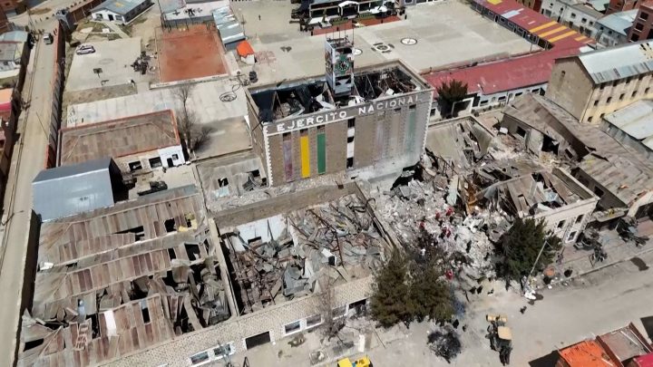 ‘House moved like jelly’ says resident near Bolivia barracks blast