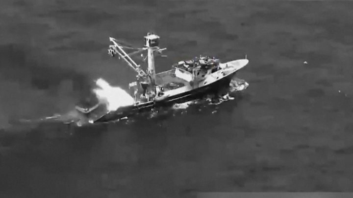 US forces sink vessel ‘linked to Ecuador criminal gang’
