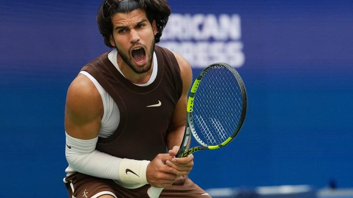 How Alcaraz's exposed chest became the talk of the US Open