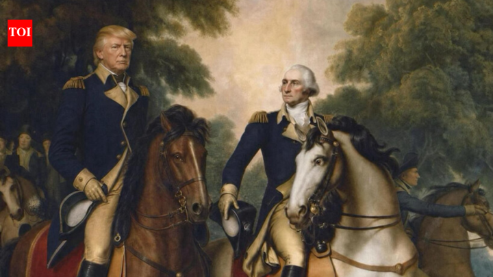 US'New America', George Washington meet & De Niro jibe: Trump unleashes AI slop