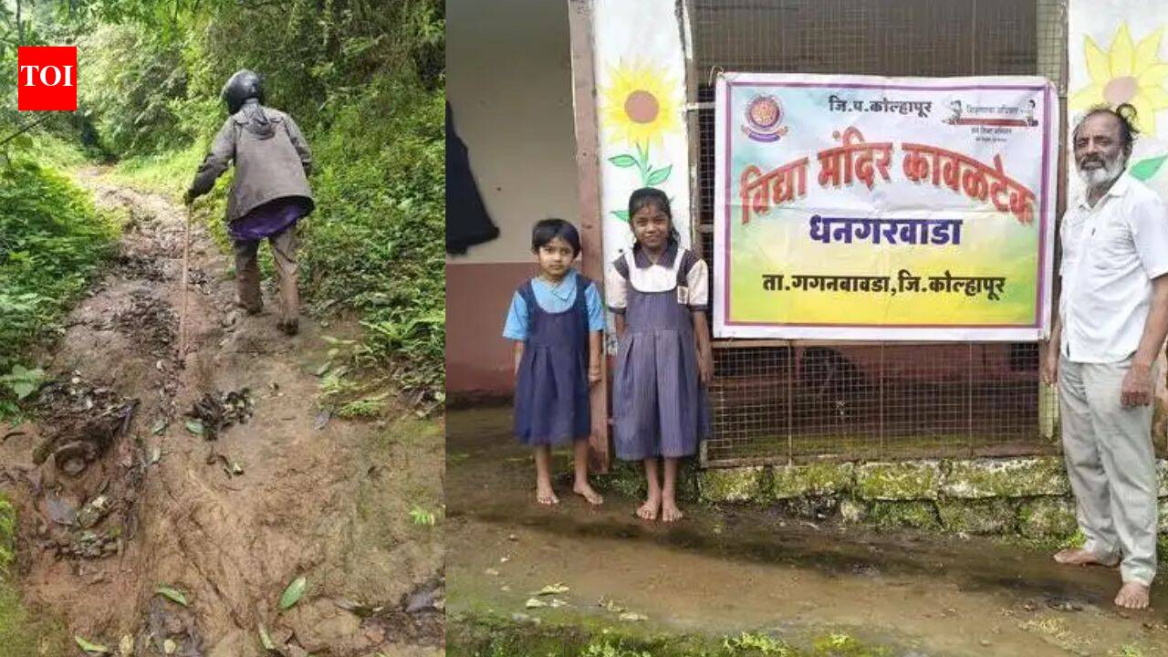 Teacher treks 5km through dense forest one way to keep 2 girls in school