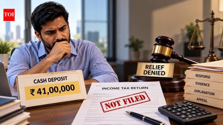 India BusinessRs 41.69 lakh cash deposit, no ITR: He said wife paid expenses; ITAT rejects plea
