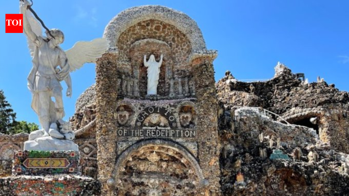 Iowa priest survived pneumonia, then spent 42 years building a stone shrine