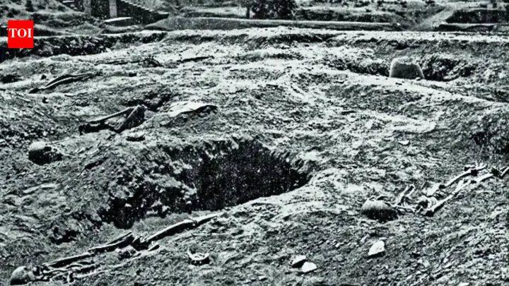 BhopalFrozen like Pompeii, Ujjain’s 42 twisted skeletons await answers