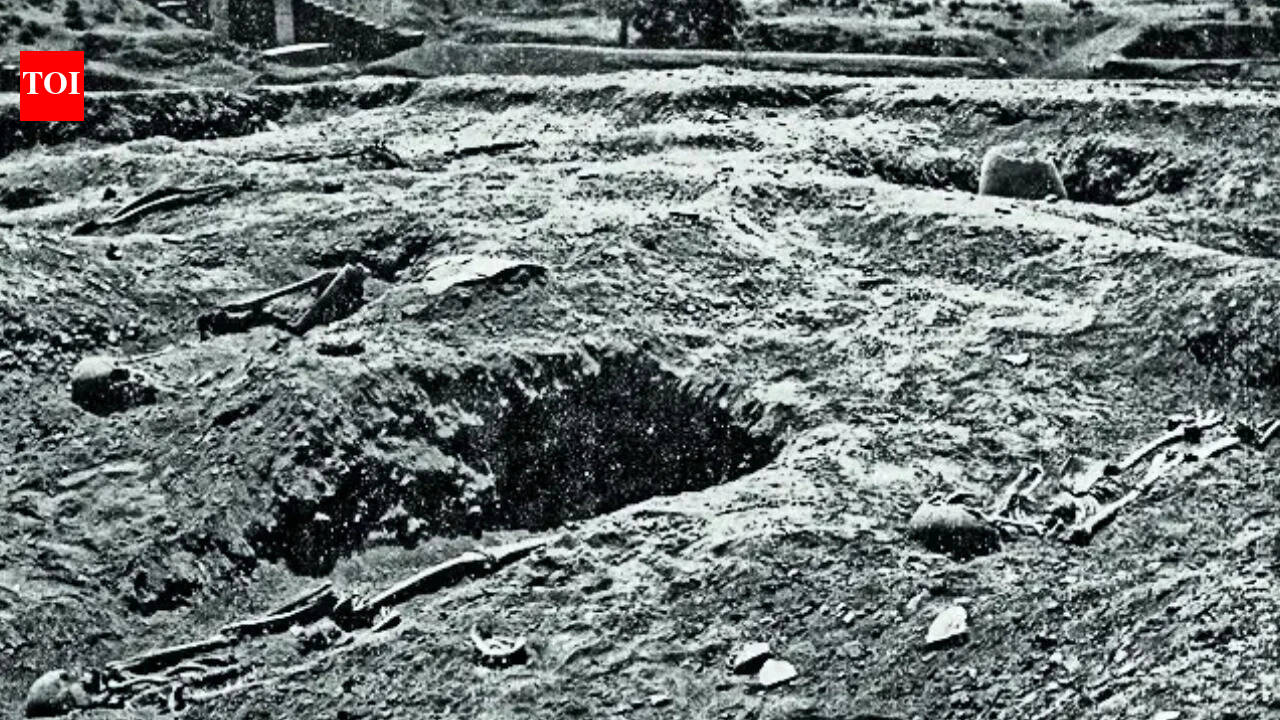 BhopalFrozen like Pompeii, Ujjain’s 42 twisted skeletons await answers
