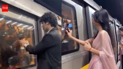 DelhiDelhi Metro warns content creators over 'phone-sticking' reel trend