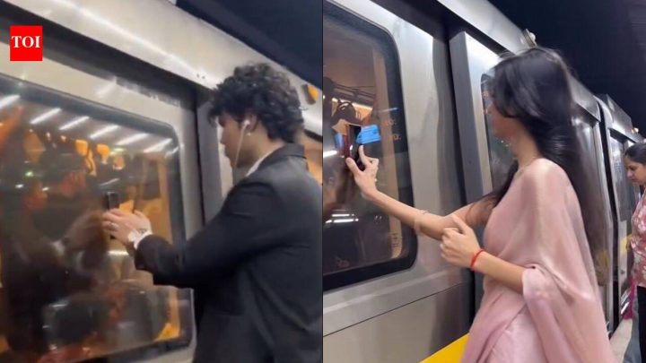 DelhiDelhi Metro warns content creators over 'phone-sticking' reel trend
