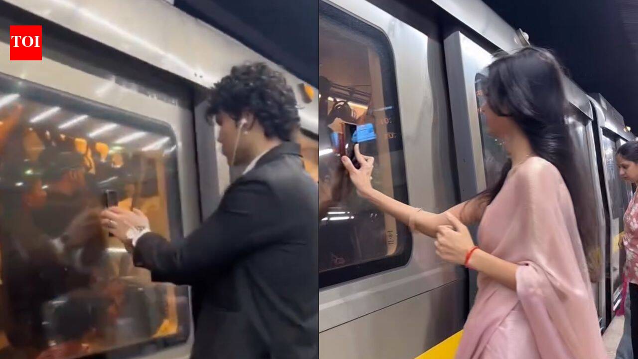 DelhiDelhi Metro warns content creators over 'phone-sticking' reel trend