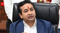 IndiaMaharahstra minister Nitesh Rane backs VHP's call to bar Muslims from Navratri events
