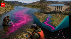 Missouri River dye test tracked plume 41.2 miles and measured 8.2-hour delay