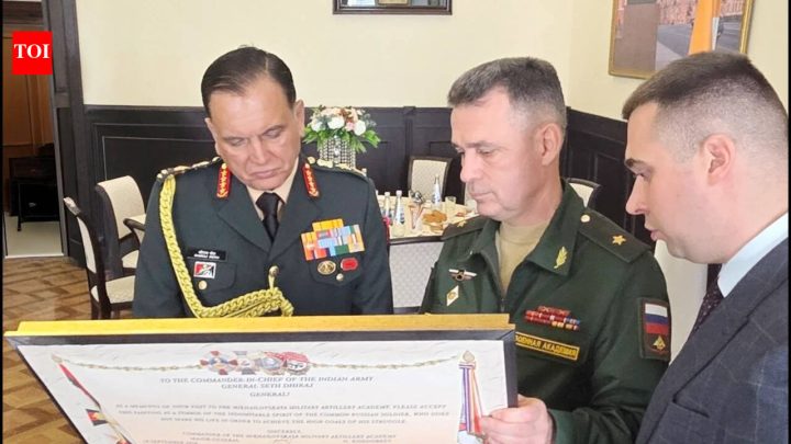 NewsArmy chief’s military talks in Russia focus on artillery modernisation, capability development