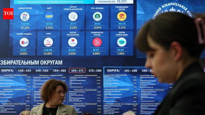 EuropeRussia wraps up first wartime parliamentary election, Kremlin set to retain control
