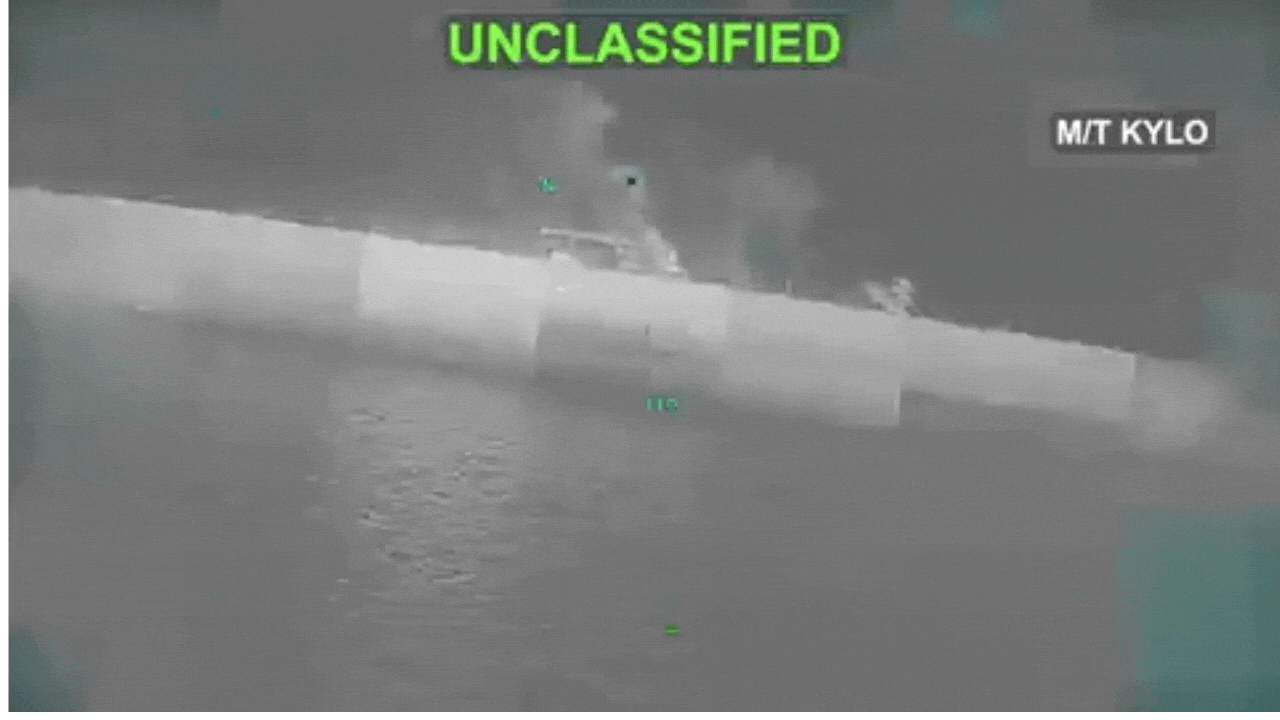 Middle East'Permanently disabled': US shares video of strike on Iranian tanker, issues warning