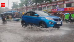 DelhiDelhi-NCR battered by heavy rain, several areas waterlogged; IMD issues alert