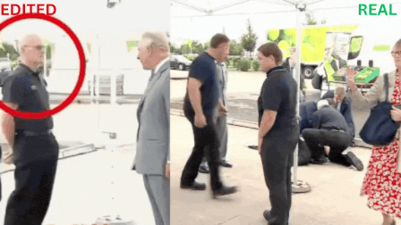 USWatch: Trump shares edited clip of King Charles walking away from fainting worker