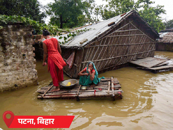 LIVEबिहार में गंगा का जलस्तर 10 साल में सबसे ज्यादा: बाढ़ से 6 लाख लोग प्रभावित; यूपी में एक हफ्ते तक बारिश संभव, MP की कई नदियां उफनाईं0:52Play video