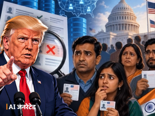 अमेरिका- 10 लाख भारतवंशी वोटरों के नाम कटने का खतरा: ट्रम्प ने SIR जैसी वोटर लिस्ट जांच शुरू की, 125 करोड़ रुपए से डेटाबेस बनेगा0:50Play video