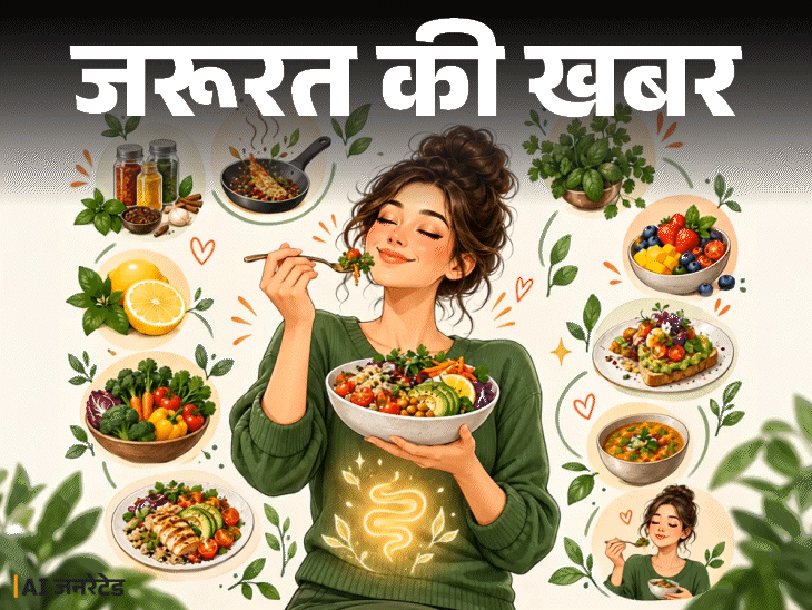 जरूरत की खबर- क्या आपके भोजन में विटामिन-P है: इससे खाना अच्छे से पचता और शरीर में लगता है, फूड में विटामिन-P बढ़ाने के 10 टिप्स1:46Play video