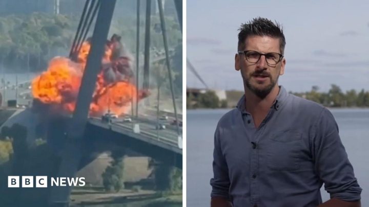 Watch: What we know about Russian strikes on Kyiv bridges