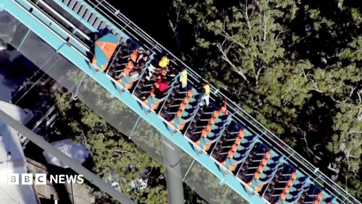 One dead and several hurt after rollercoaster incident at Six Flags