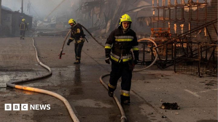 Zelensky condemns 'vile' large-scale Russian attacks that killed 15