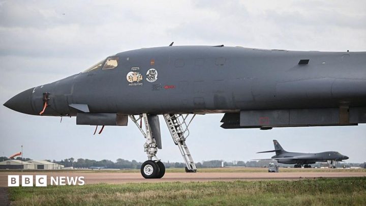No10 insists UK military base RAF Fairford is safe after US withdraws bombers