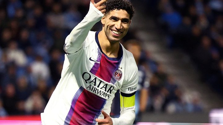 Hakimi’s hat-trick guides PSG to stunning 5-1 win at Le Havre in Ligue 1