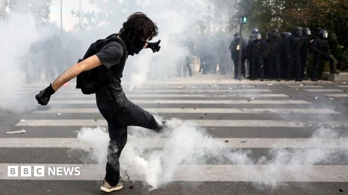 Tear gas in Paris and Marseille as school protests grow across France