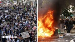 Watch: Riot police clash with school protesters and use tear gas in France