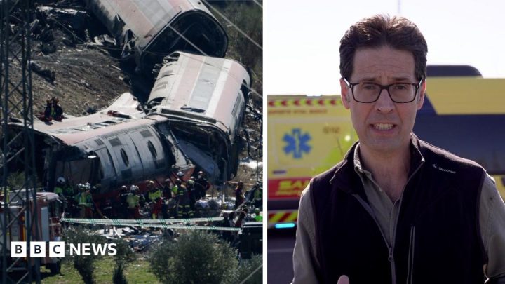 Watch: At the scene of Spain's deadly train crash