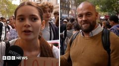 'If we don't scream, they won't listen to us': Student protesters speak to BBC in Paris